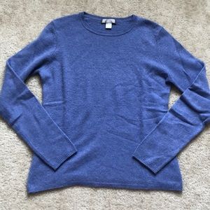 Cashmere crew neck sweater